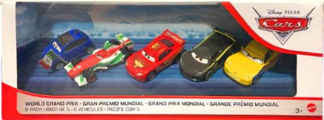 World Grand Prix - 5-Pack — Mattel GPF10 die-cast