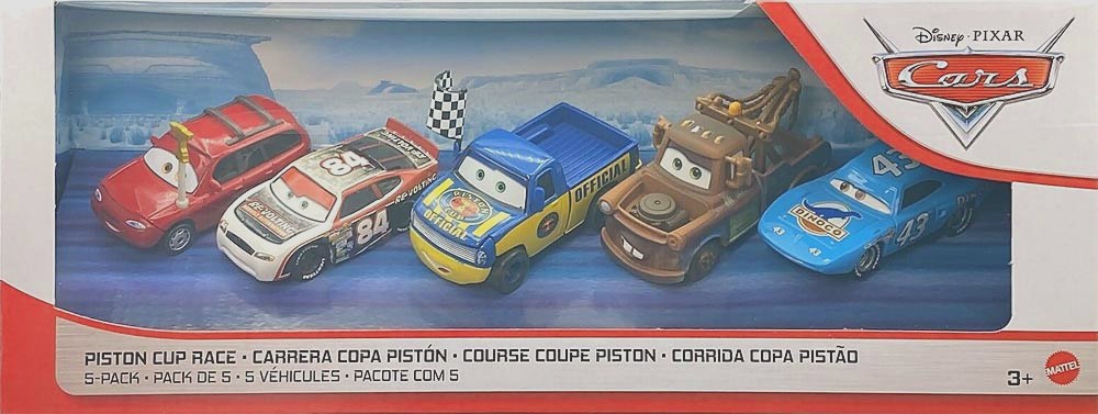 Piston Cup Race - 5-Pack — Mattel GPF11 die-cast