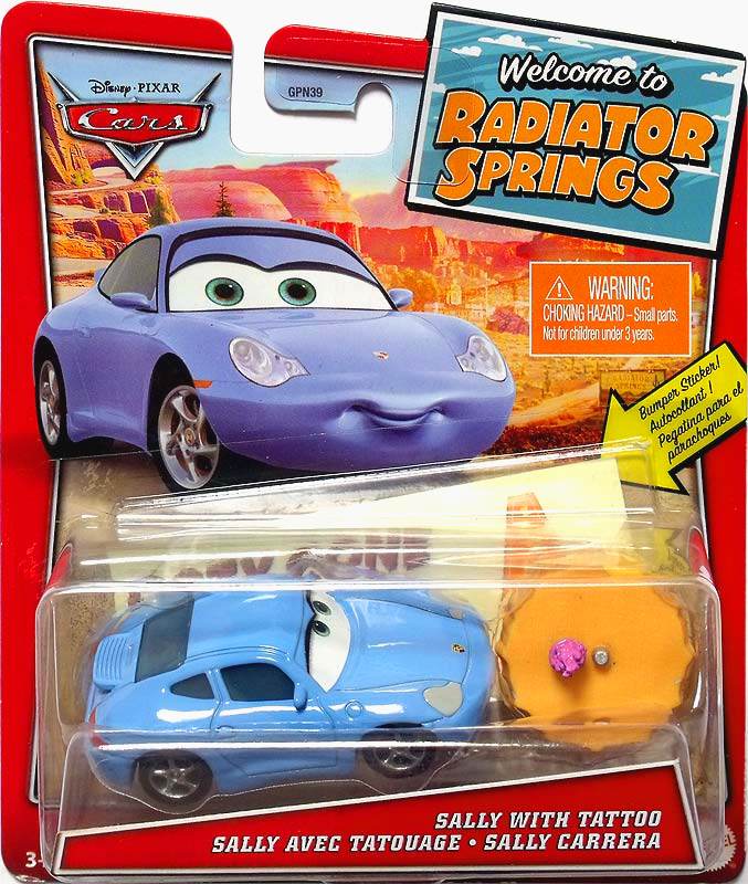 Sally with Tattoo - Welcome to Radiator Springs — Mattel GPN41 die-cast