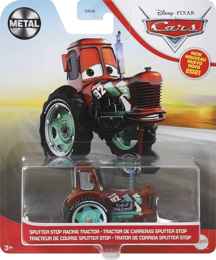 Sputter Stop Racing Tractor — Mattel GBY08
