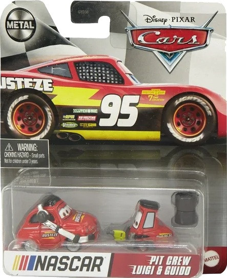 Pit Crew Luigi & Guido — Mattel GYD43 die-cast