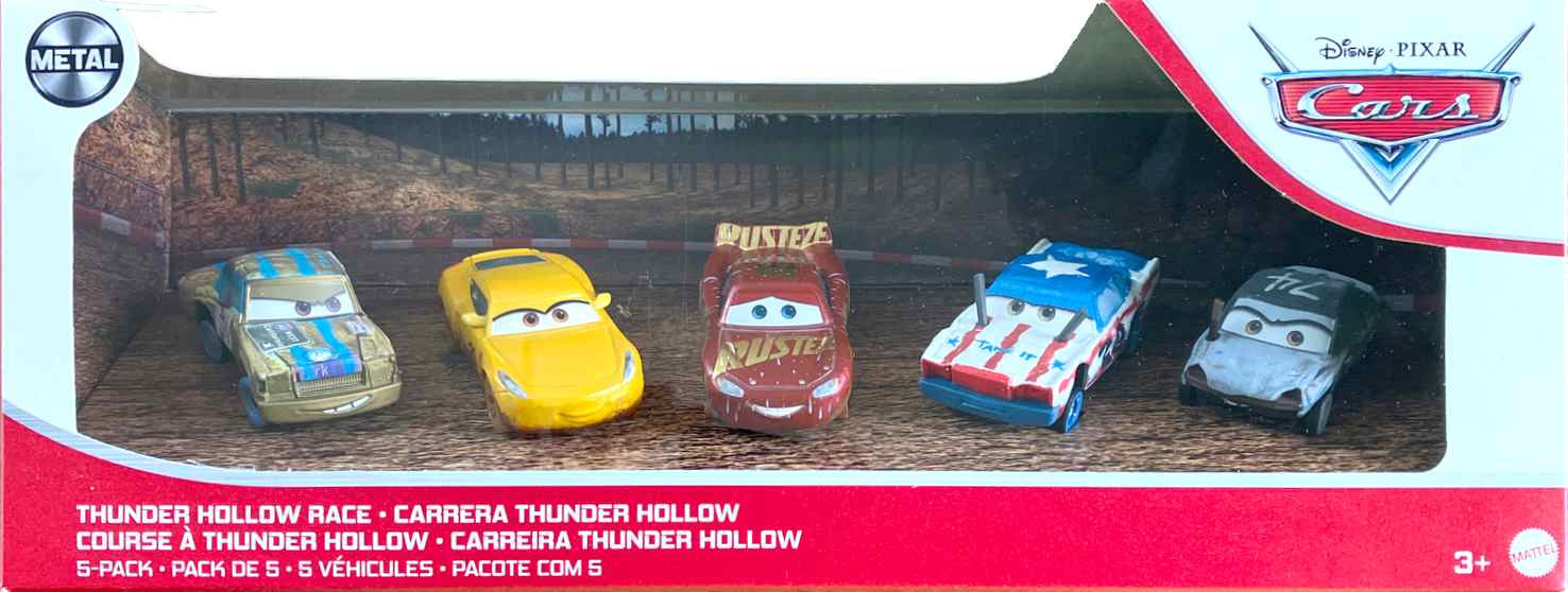 Thunder Hollow Race 5-Pack — Mattel HMB01 die-cast