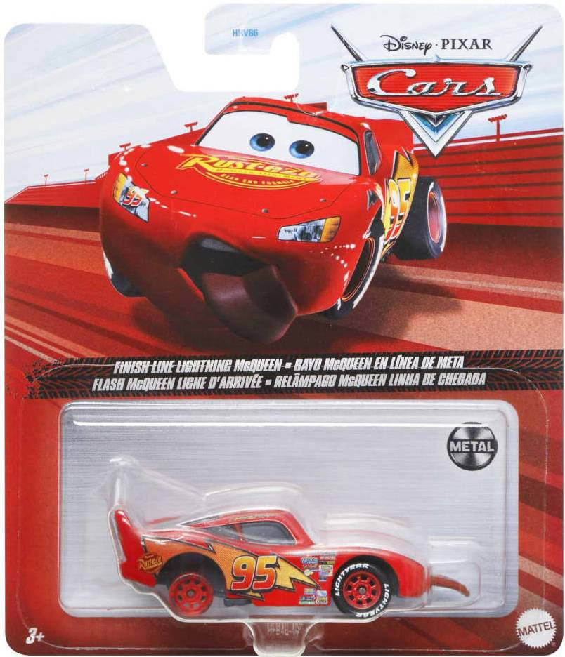 Finish Line Lightning McQueen — Mattel HFB46 die-cast