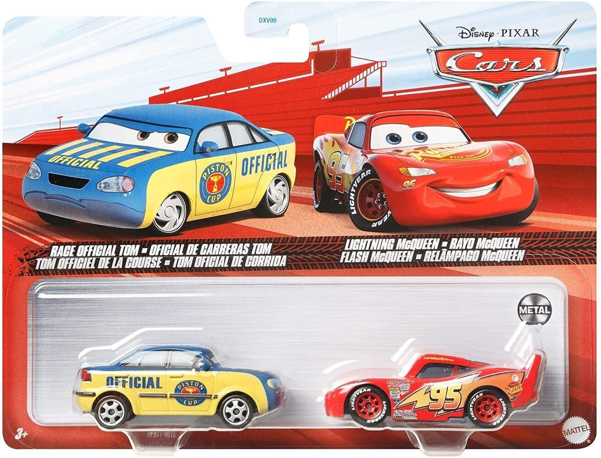 Race Official Tom & Lightning McQueen — Mattel HFB77 die-cast