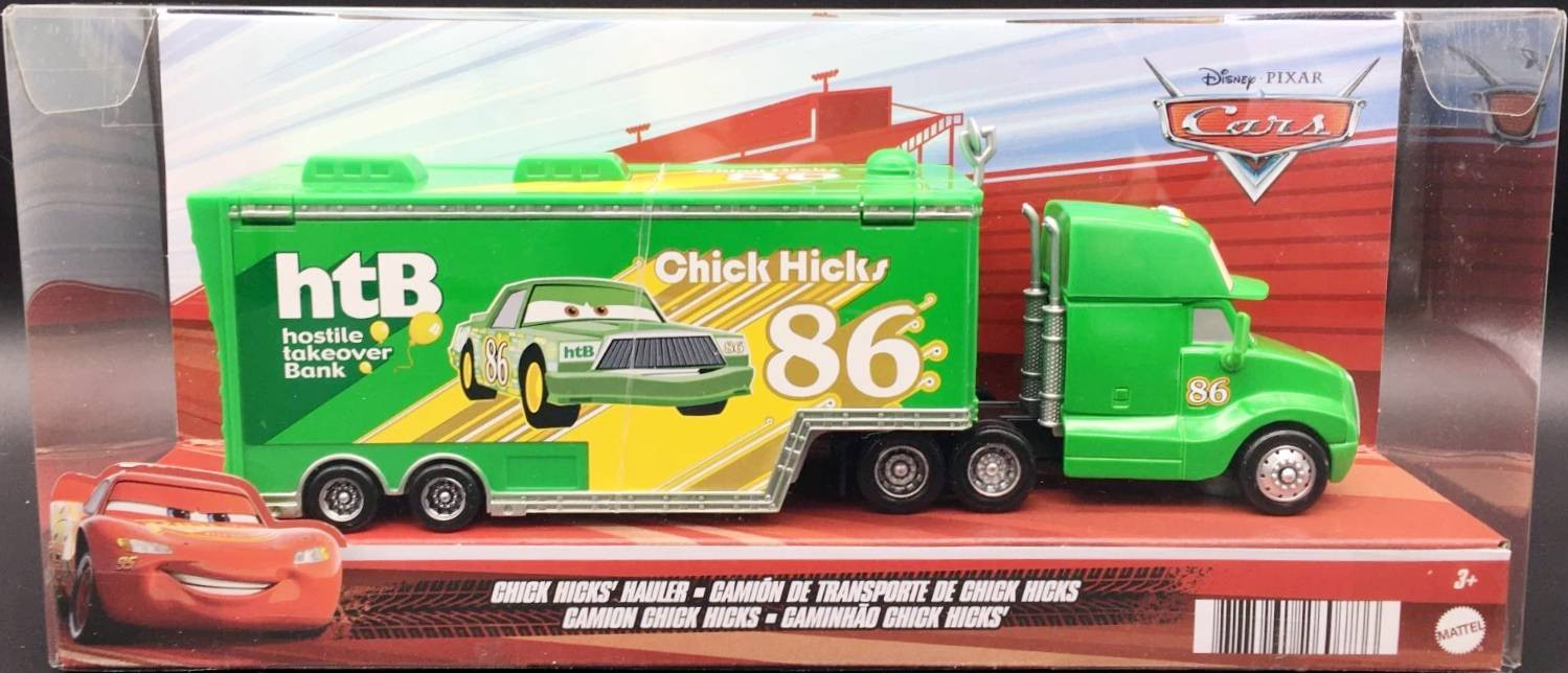 Chick Hicks Hauler — Mattel DLK47 die-cast