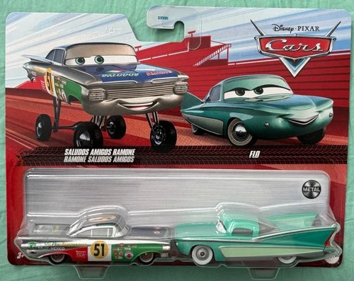 Flo & Saludos Amigos Ramone — Mattel HLH60 die-cast