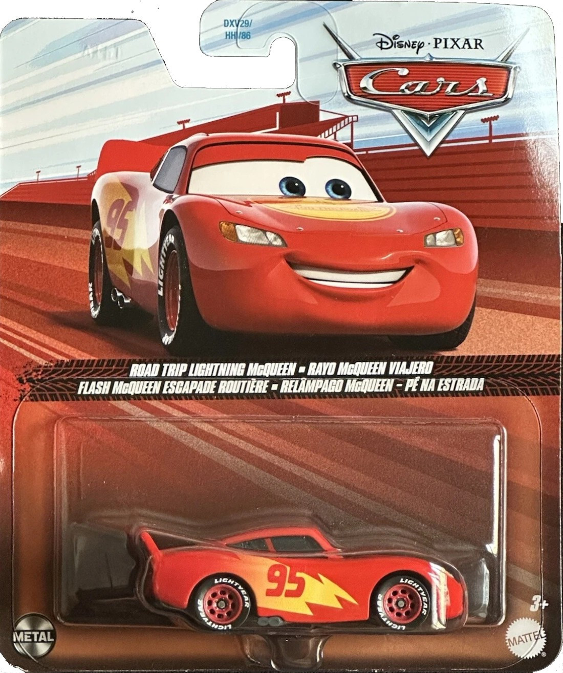 Road Trip Lightning McQueen — 2024 — Mattel HTH95