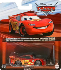 Lightning McQueen with Racing Wheels — Mattel HWY41 die-cast