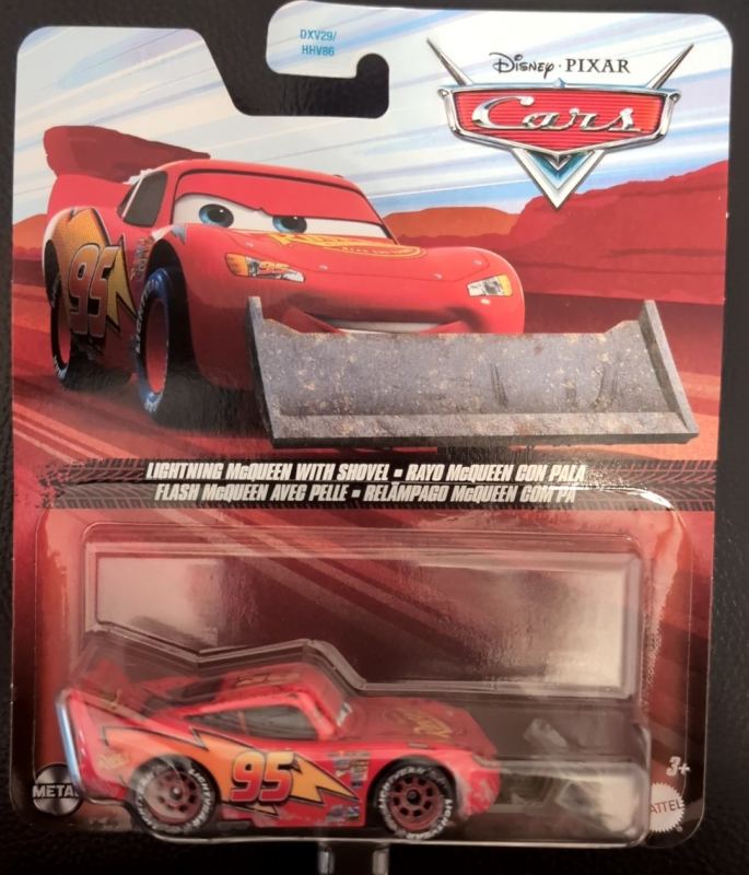 Lightning McQueen with Shovel — Mattel FNV21