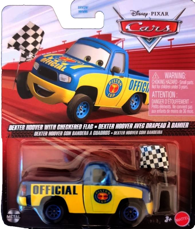 Dexter Hoover with Checkered Flag