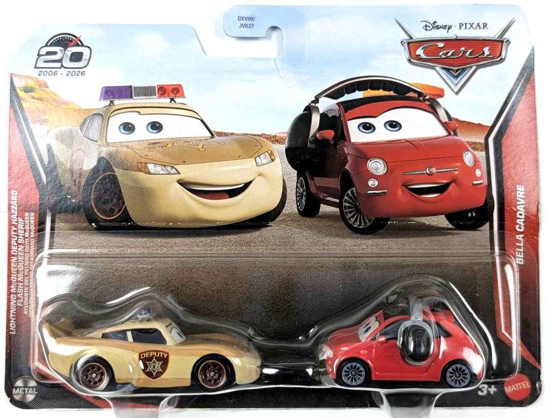 Lightning McQueen Deputy Hazard + Bella Cadavre