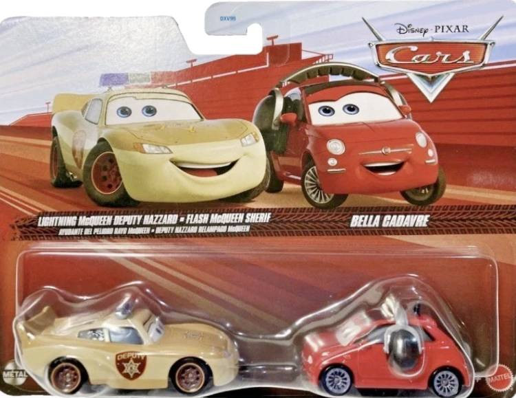 Lightning McQueen Deputy Hazzard & Bella Cadavre — 2026 — Mattel HLH70