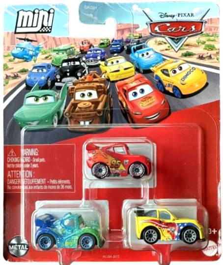 MINI RACERS JEFF GORVETTE CARLA VELOSO — Mattel HLL64 die-cast