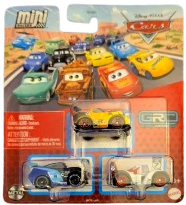 MINI RACERS GRC J. STORM, M CAMINO, SHU TODOROK — Mattel HXY61 die-cast