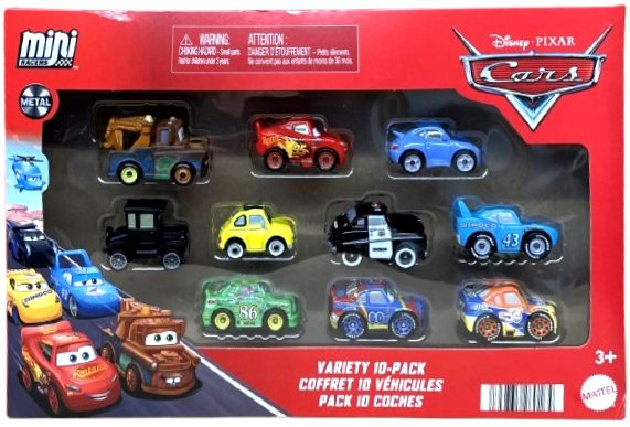 Mini Racers of Favorite Characters from Cars 10-Pack — 2026 — Mattel JBH06