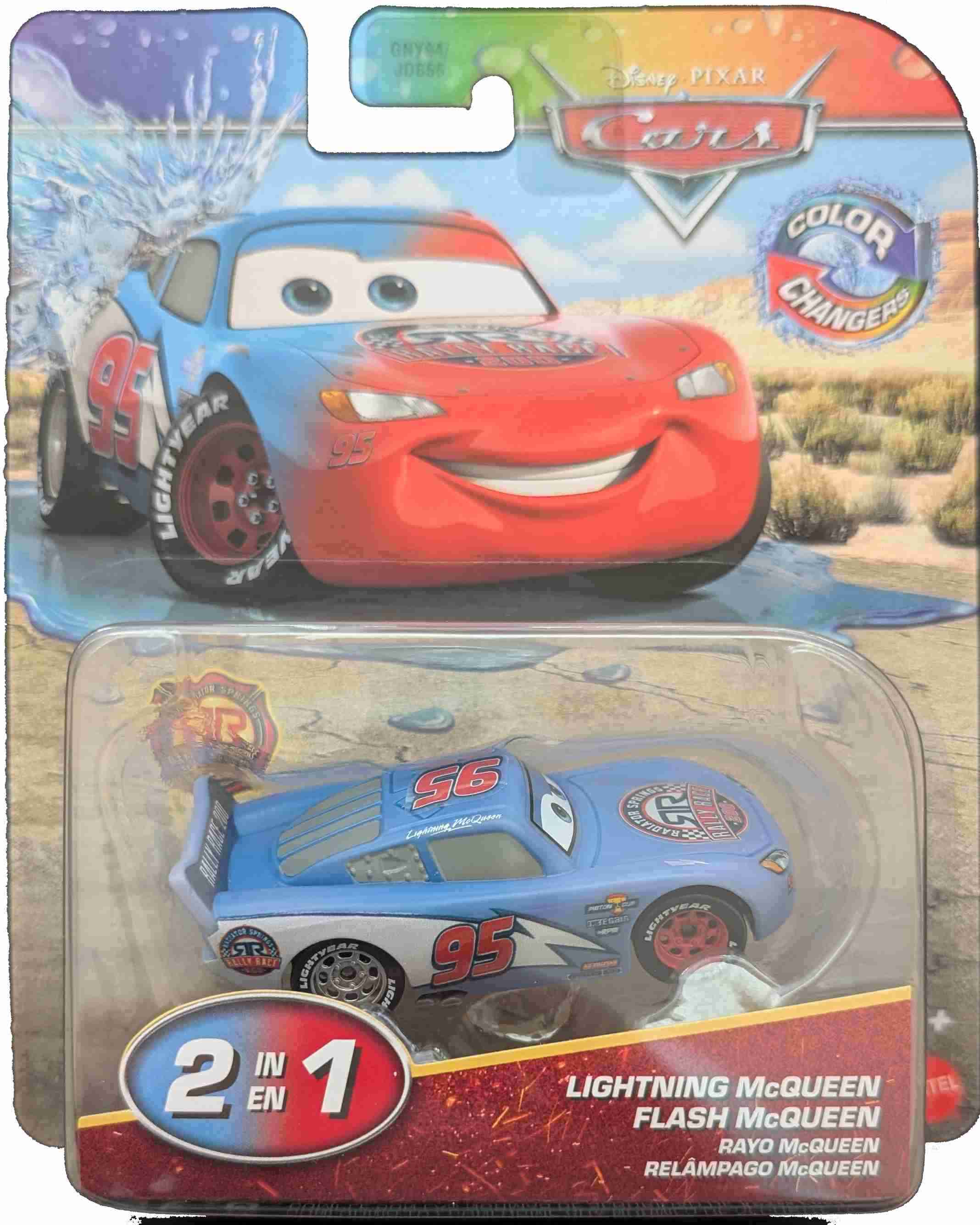 Flash Lightning McQueen Blue — Mattel JHD86 die-cast