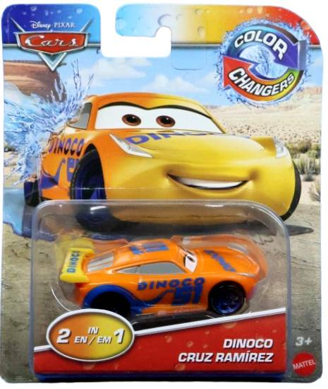 Dinoco Cruz Ramirez (Color Changer) — Mattel JHG26 die-cast