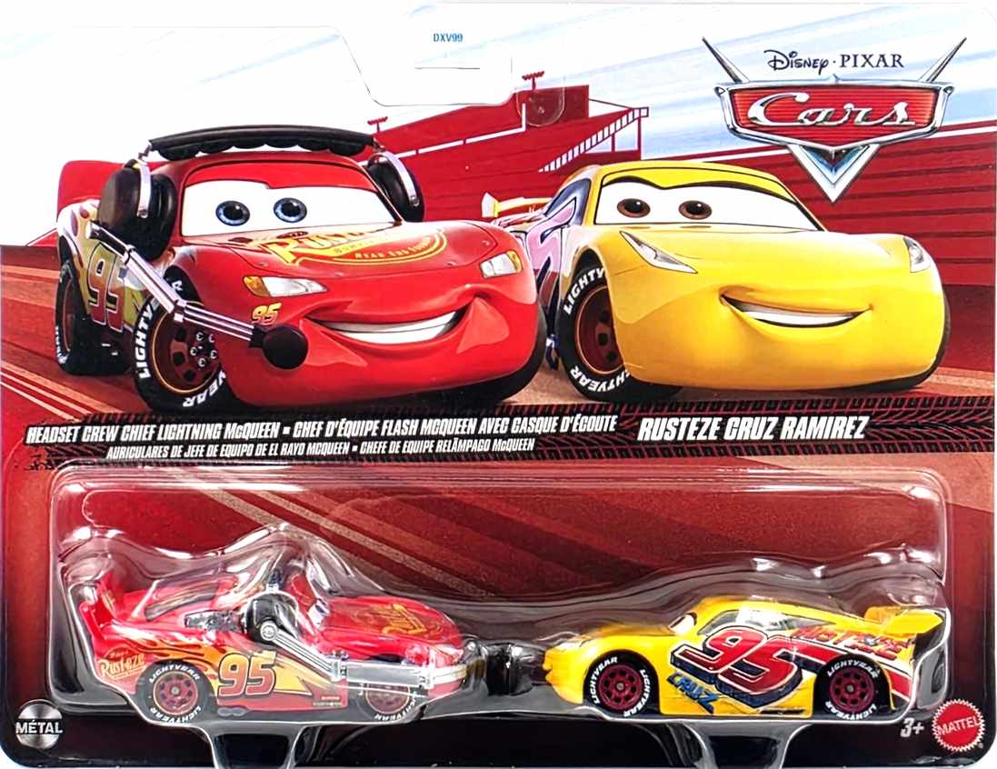 Headset Crew Chief McQueen & Cruz Ramirez — 2026 — Mattel JJW85