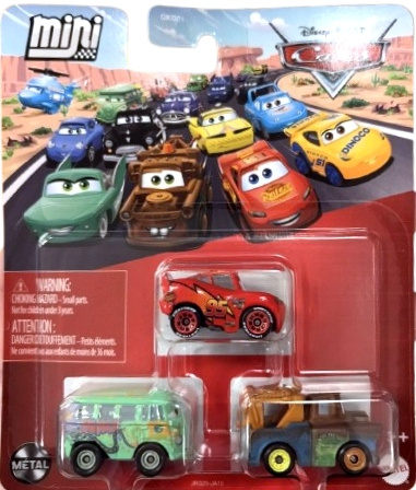 JRG25 Fillmore, Lightning McQueen • Flash McQueen, Mater •Martin