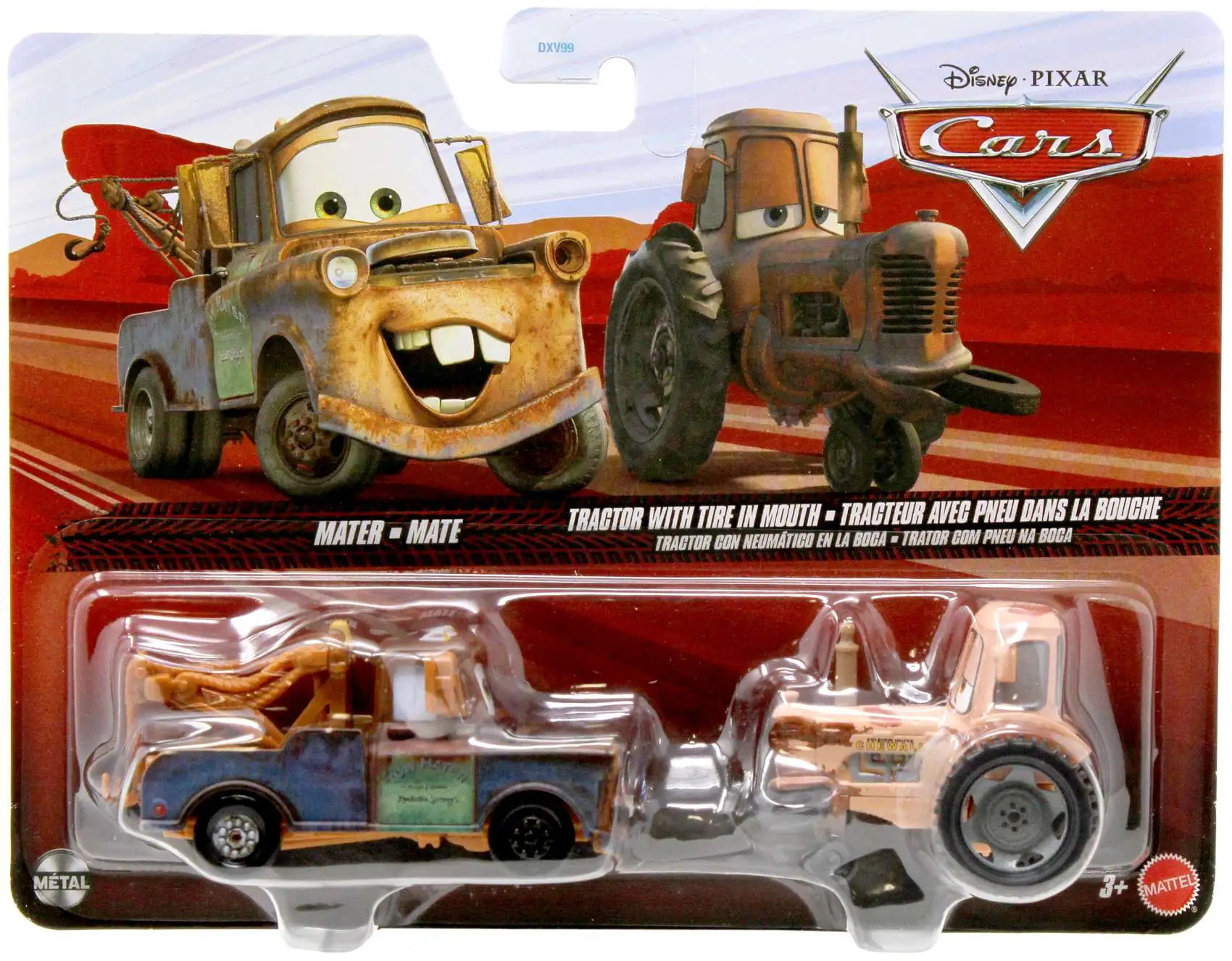 Mater & Tractor with Tire in Mouth — 2026 — Mattel JKW71