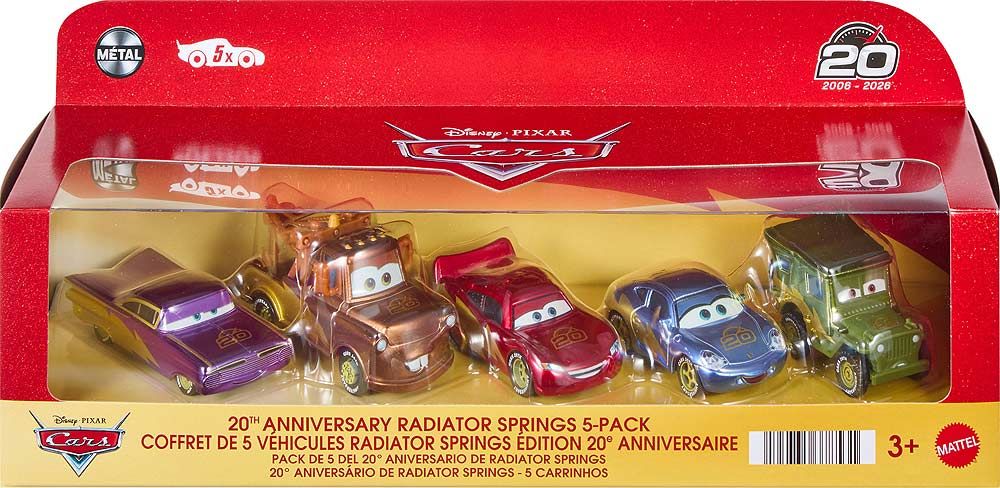 Radiator Springs 5-Pack — Mattel JMJ85 die-cast