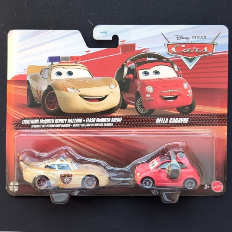 Lightning McQueen Deputy Hazzard & Bella Cadavre 2-Pack