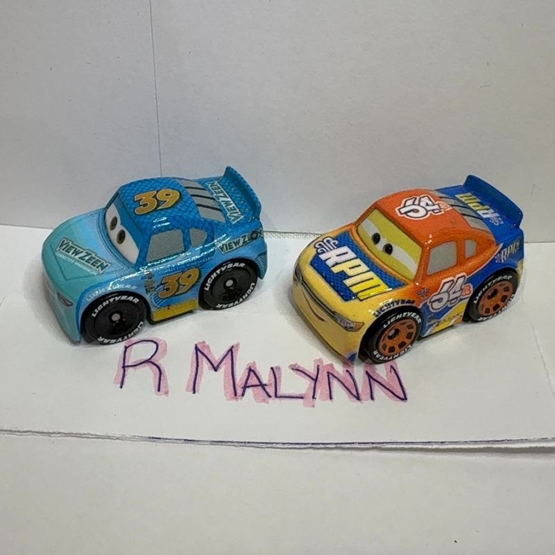 Mini Racer # 39 & # 64 ViewZeen (Buck Bearingly) & RPM (Bruce Miller) —  — Mattel FPT72