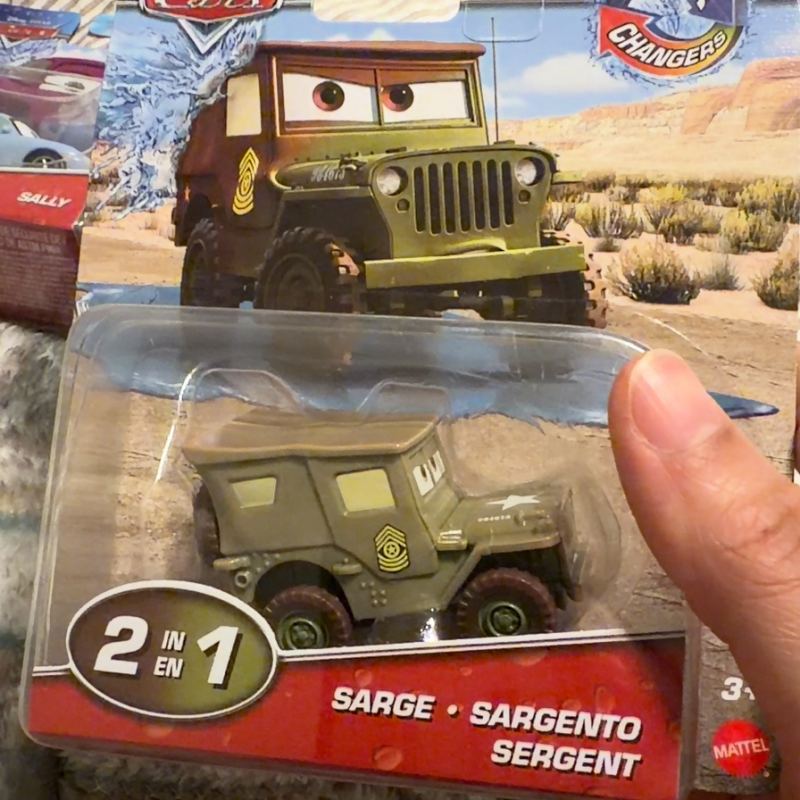 Sarge color changer — 2025 — Mattel JHG34